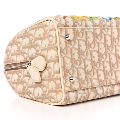 Christian Dior Monogram Vintage Flowers Bowler Beige 7 of 9