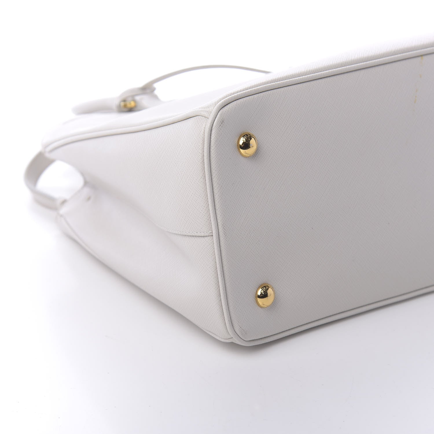Prada Saffiano Lux Medium Tote Talco 6 of 9