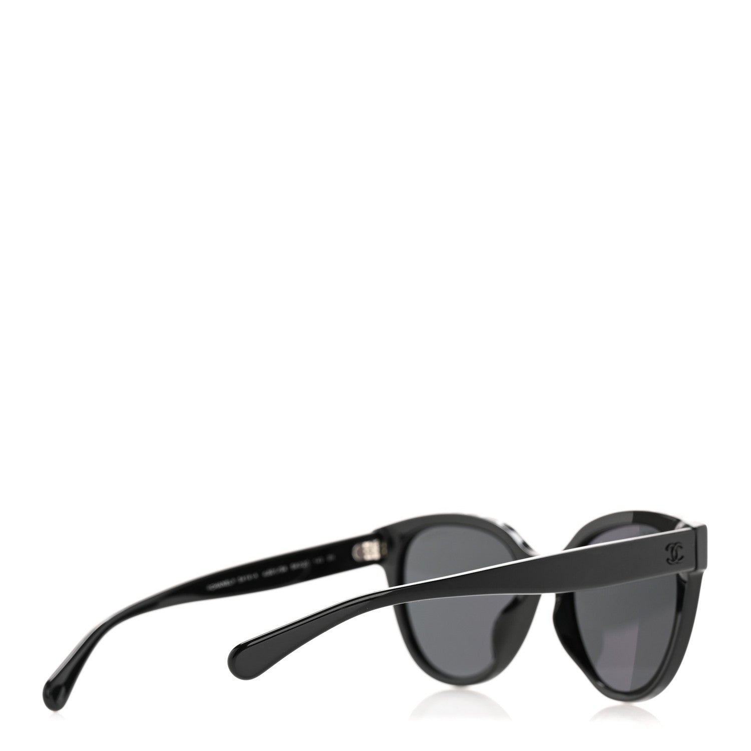 Chanel Acetate CC Butterfly Sunglasses 5414-A Black 4 of 9