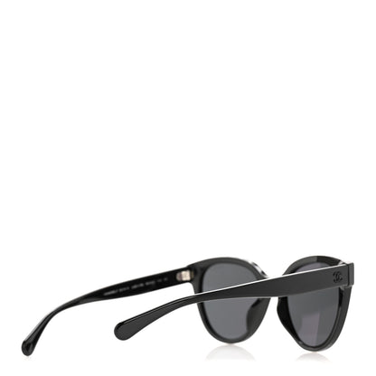 Chanel Acetate CC Butterfly Sunglasses 5414-A Black 4 of 9