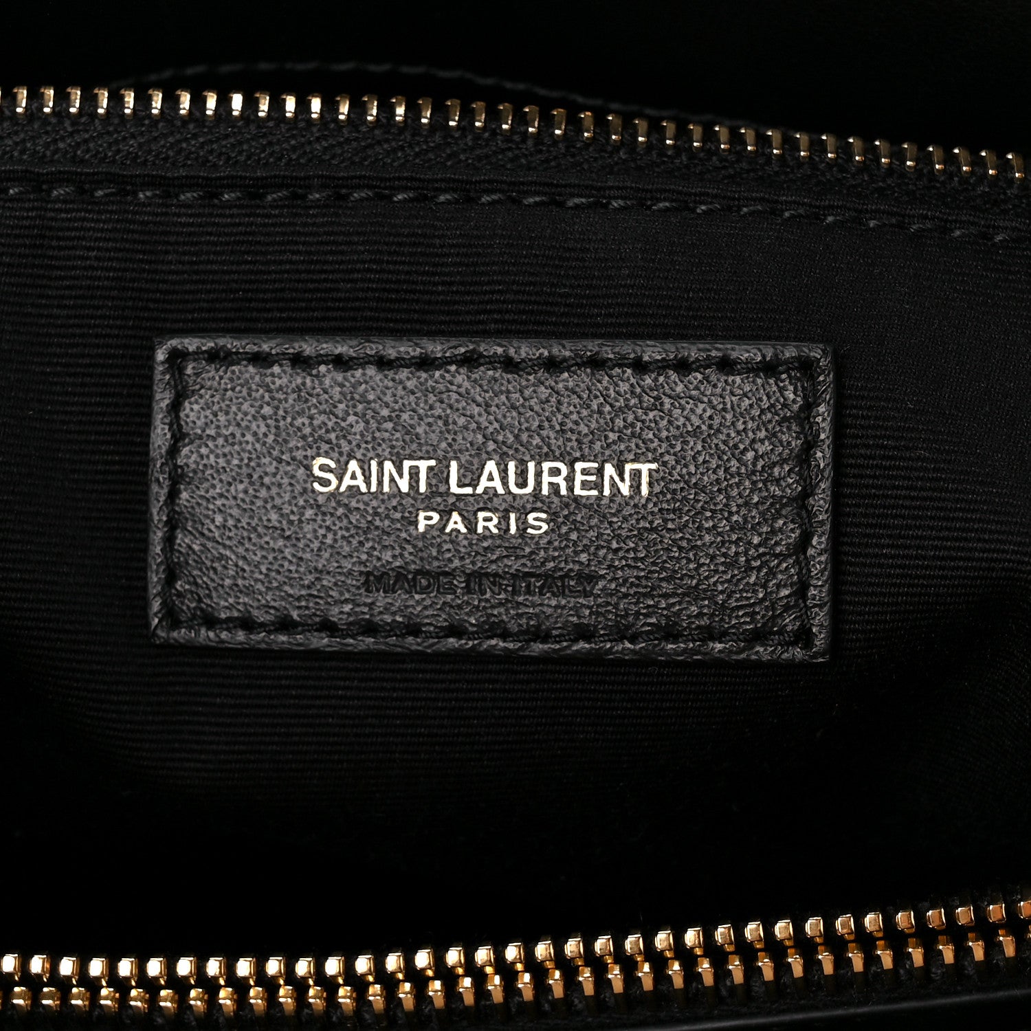 Saint Laurent Calfskin Y Quilted Monogram Large Loulou Chain Satchel Black 9 of 12