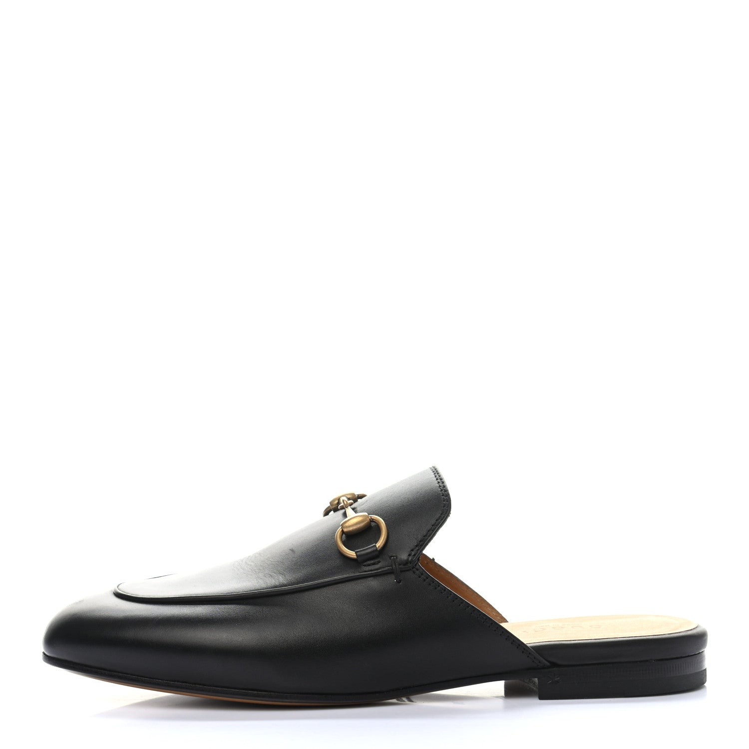 Gucci Calfskin Womens Princetown Slippers 36 Black 1 of 10
