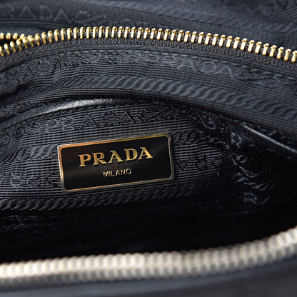 Prada Tessuto Nylon Saffiano Tote Black 6 of 15