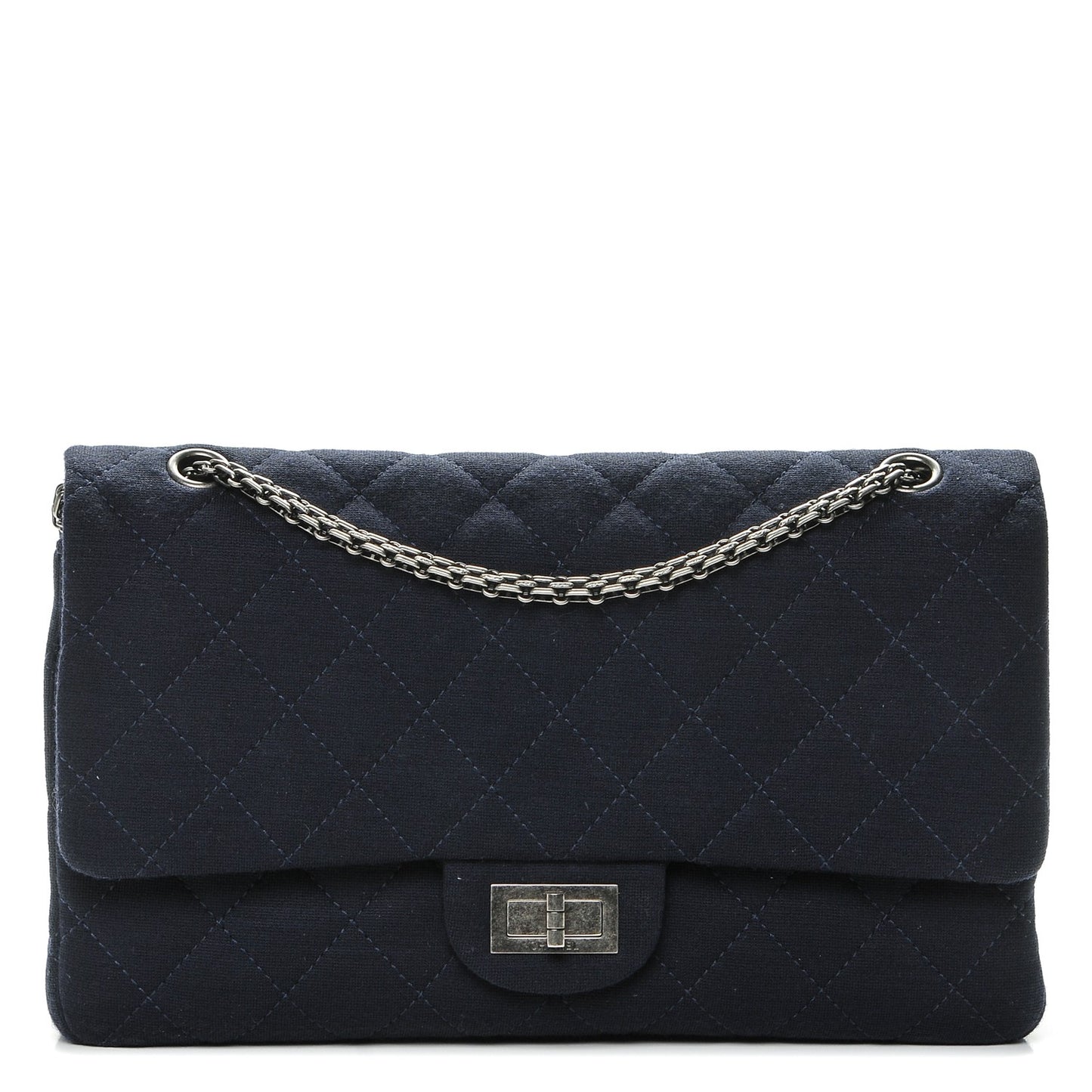Jersey Quilted 2.55 Reissue 227 Flap Navy
