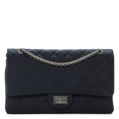 Chanel Jersey Quilted 2.55 Reissue 227 Flap Navy 1 of 7