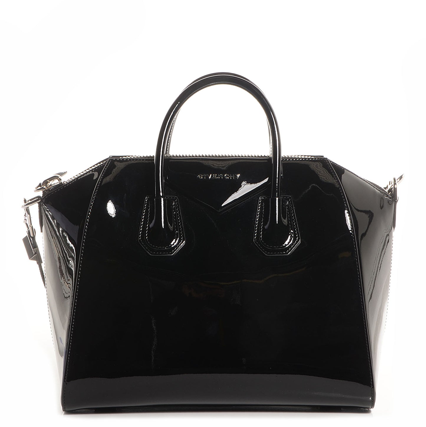 Patent Calfskin Medium Antigona Black