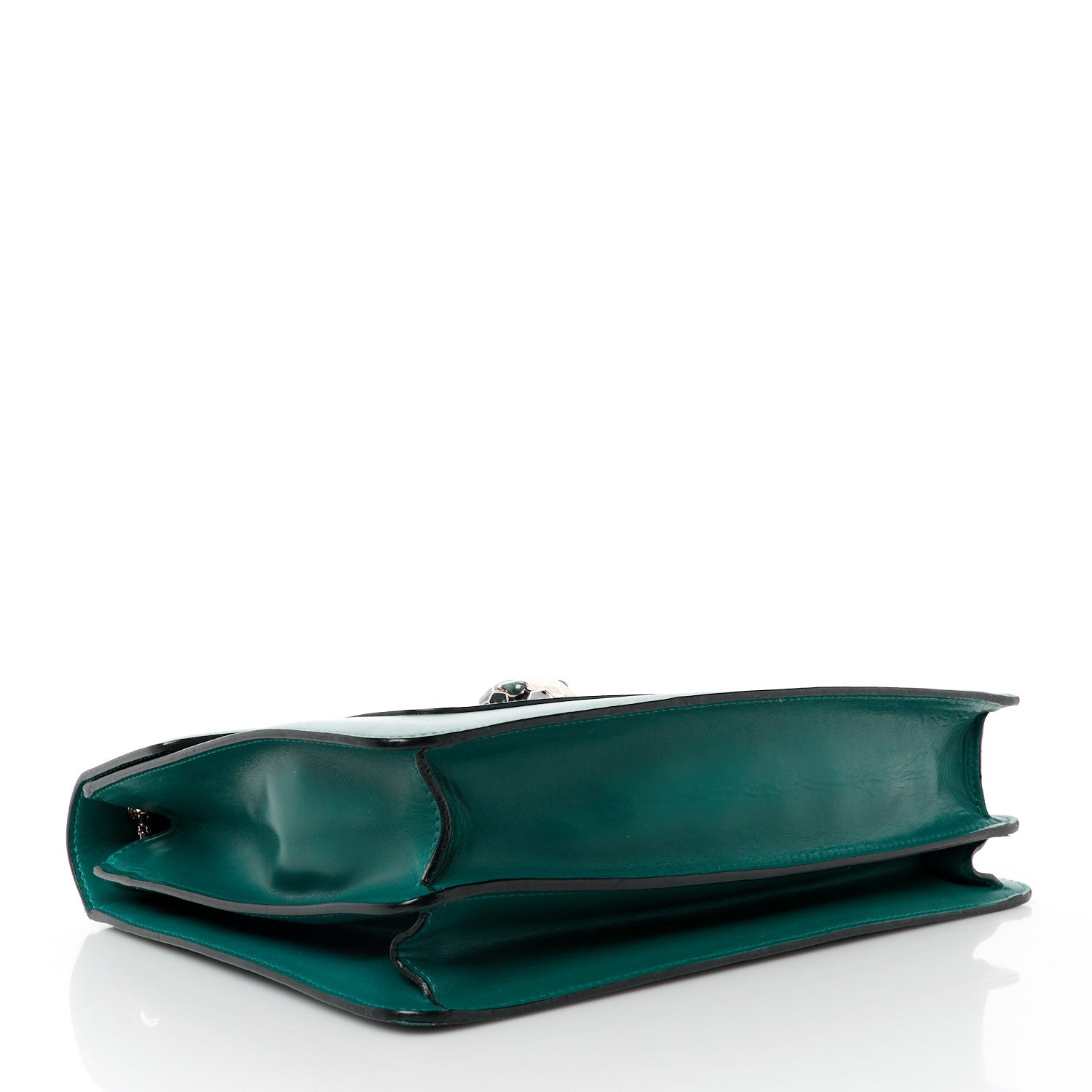 Bulgari Calfskin Serpenti Forever Crossbody Emerald Green 5 of 18