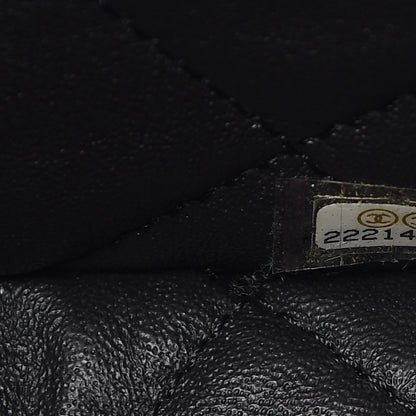 Chanel Calfskin Stitched Medium Urban Luxury Drawstring Backpack Black 8 of 9