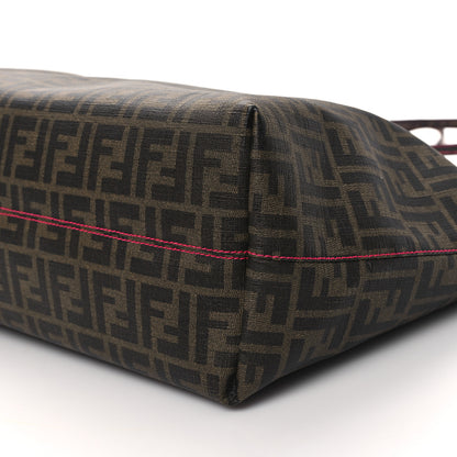 Fendi Zucca Spalmati Large Roll Tote Tobacco Fuxia 9 of 12
