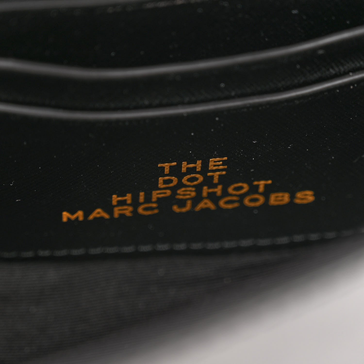 Marc Jacobs Saffiano The Dot Hip Shot Belt Bag Black White 6 of 11