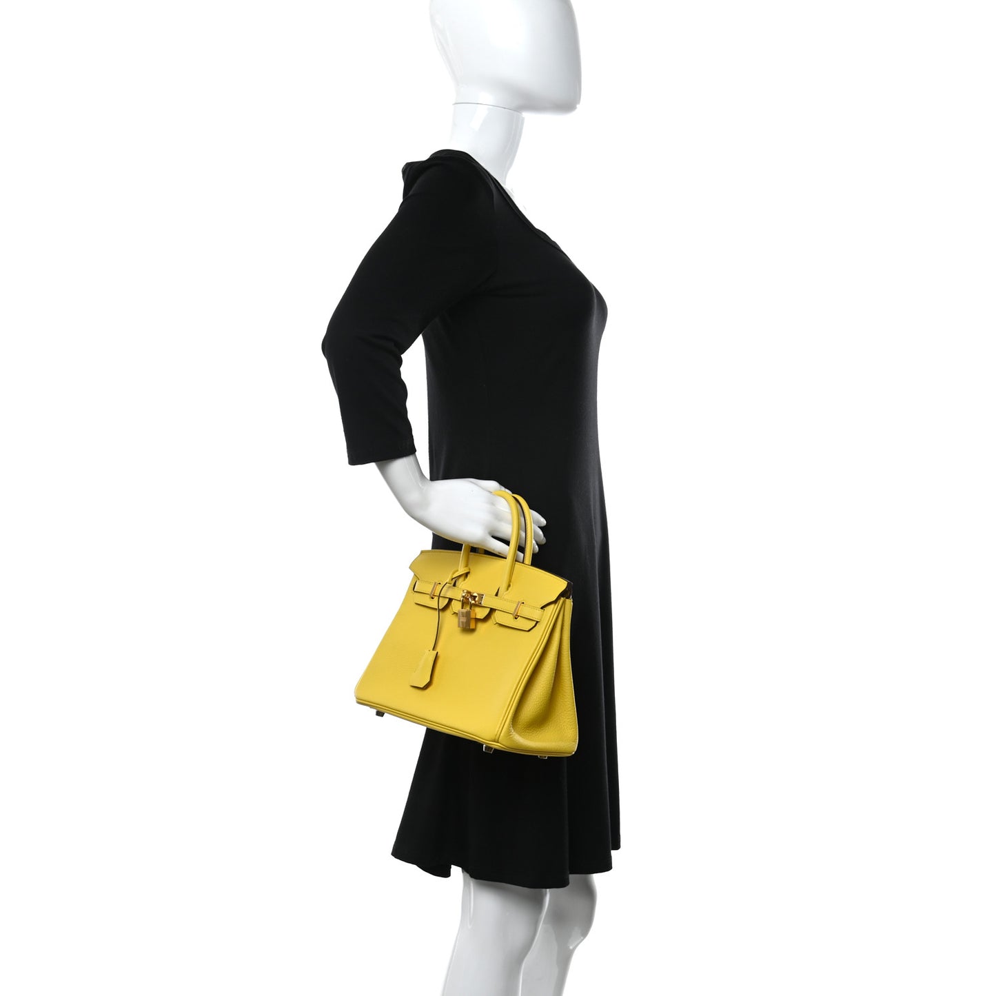 Taurillon Novillo Birkin 25 Jaune De Naples