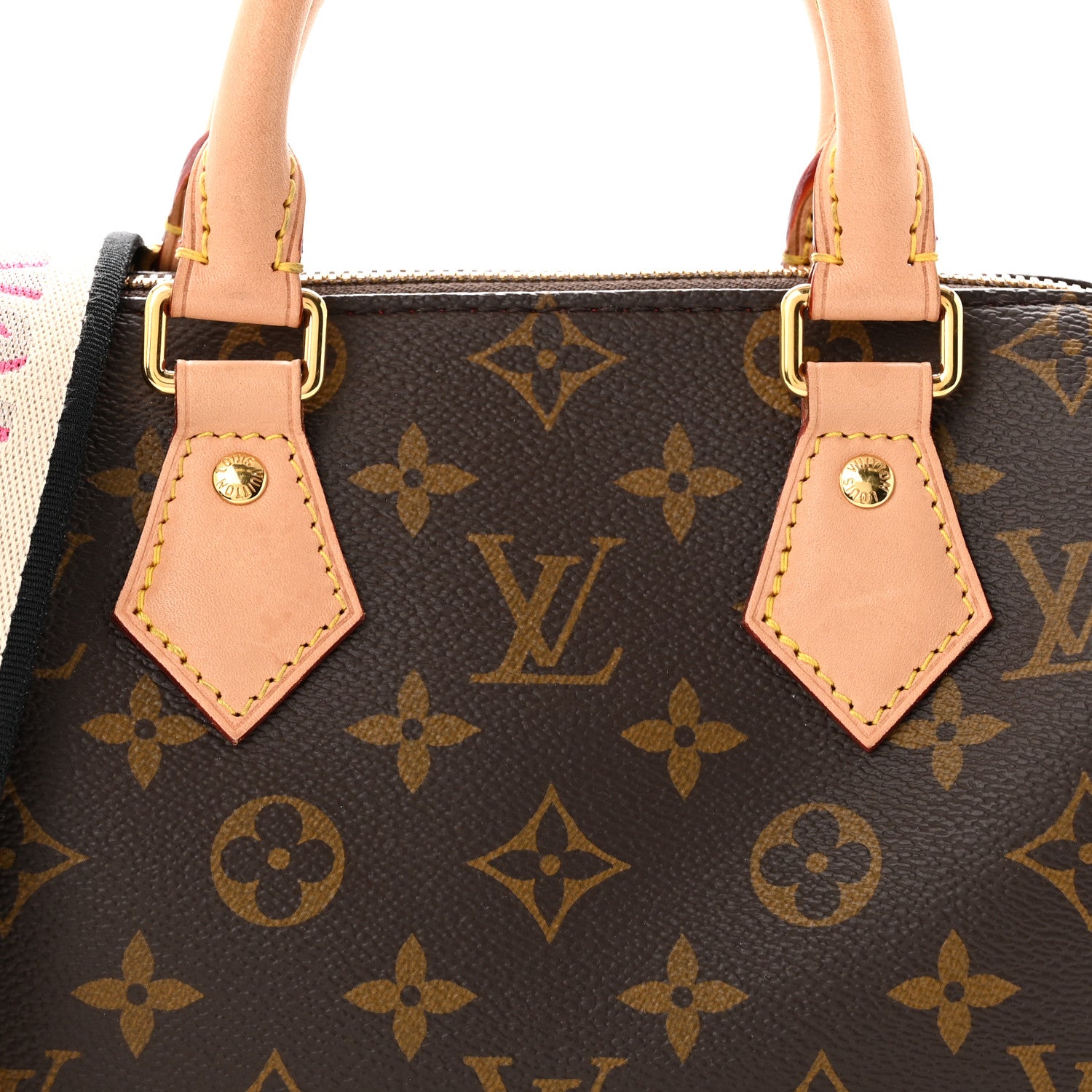 Louis Vuitton Monogram Speedy Bandouliere 20 Black 7 of 10