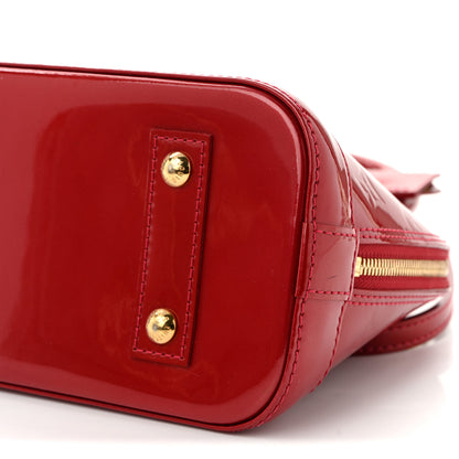 Louis Vuitton Vernis Alma BB Pomme D'Amour 10 of 10