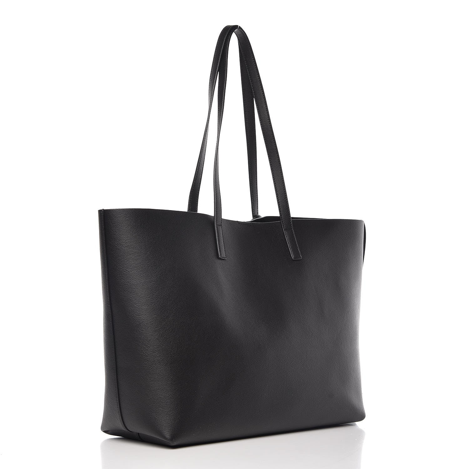 Saint Laurent Calfskin Large Shopping Tote Black 4 of 11