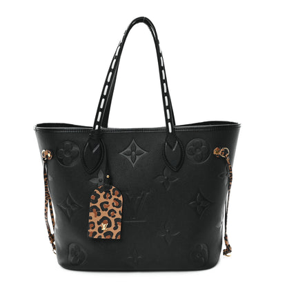 Louis Vuitton Empreinte Monogram Giant Wild at Heart Neverfull MM Black 1 of 11