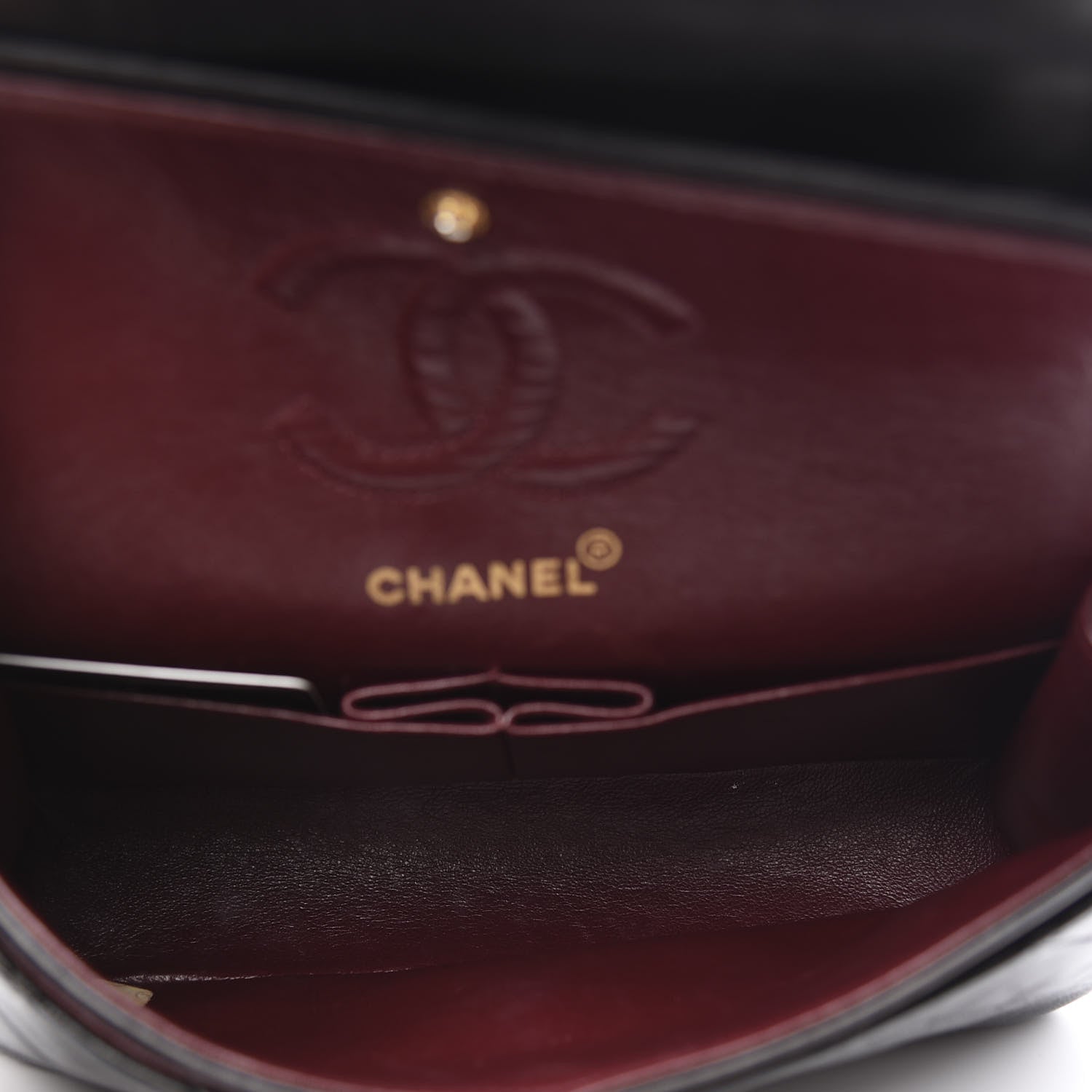 Chanel Lambskin Quilted Small Double Flap Black 4 of 11