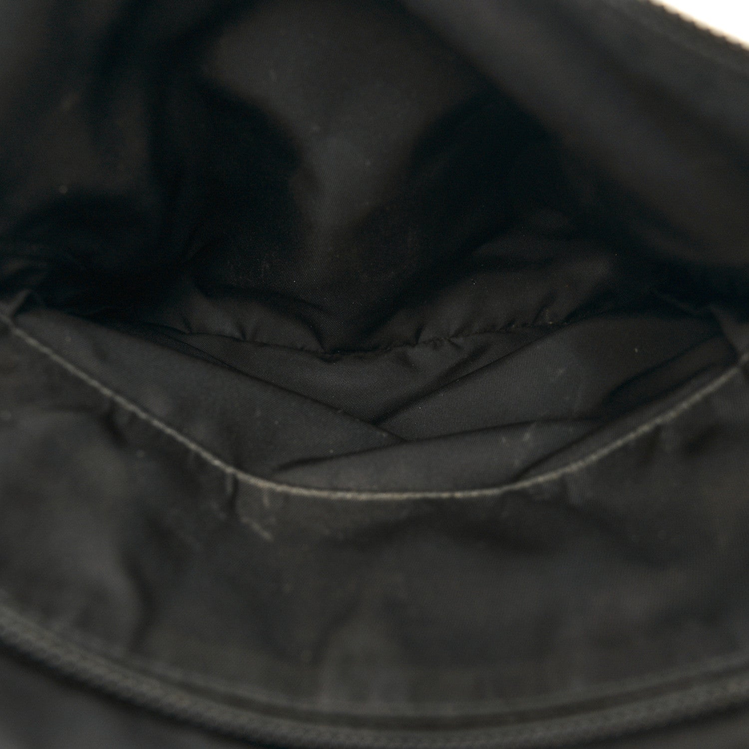 Prada Re-Nylon Vela Saffiano Pocket Single Buckle Messenger Shoulder Bag Black 5 of 13