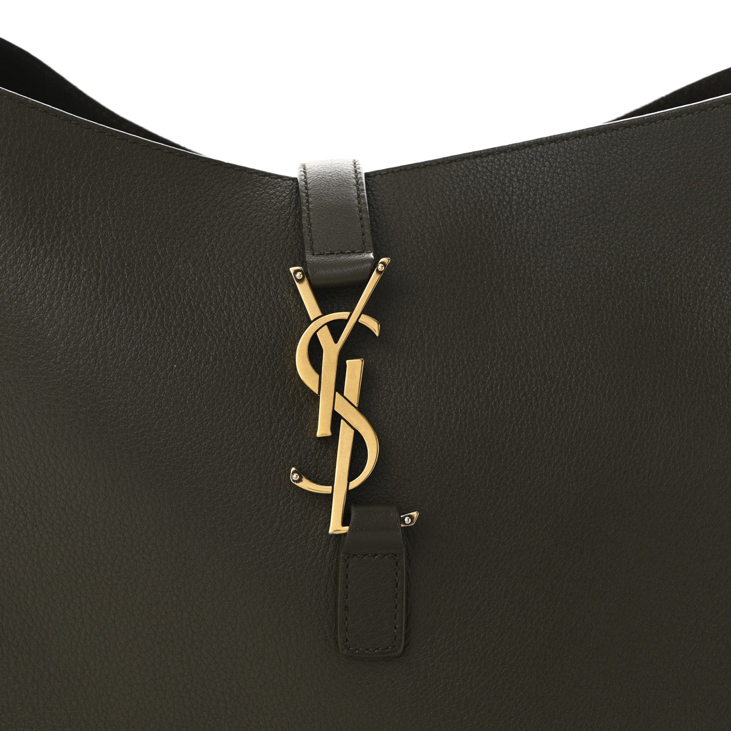 Saint Laurent Supple Calfskin Large Le 5 A 7 Soft Hobo Light Musk 8 of 11