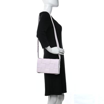 Bottega Veneta Lambskin Maxi Intrecciato Cassette Crossbody Bag Bliss Washed 2 of 12