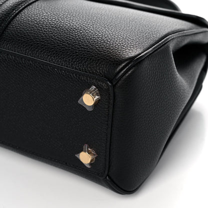 Celine Grained Calfskin Small 16 Top Handle Bag Black 9 of 9
