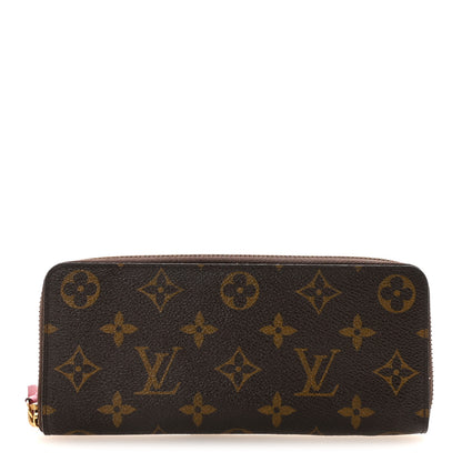 Louis Vuitton Monogram Clemence Wallet Fuchsia 1 of 9