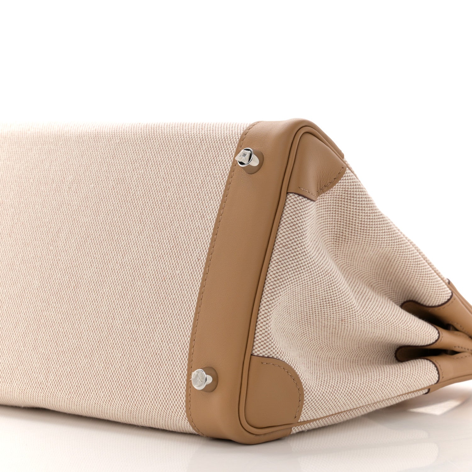 Hermes Toile H Swift Birkin 30 Ecru Bai Brun Biscuit 10 of 11
