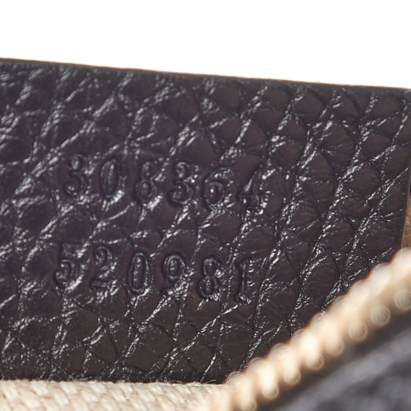 Pebbled Calfskin Small Soho Disco Bag Black