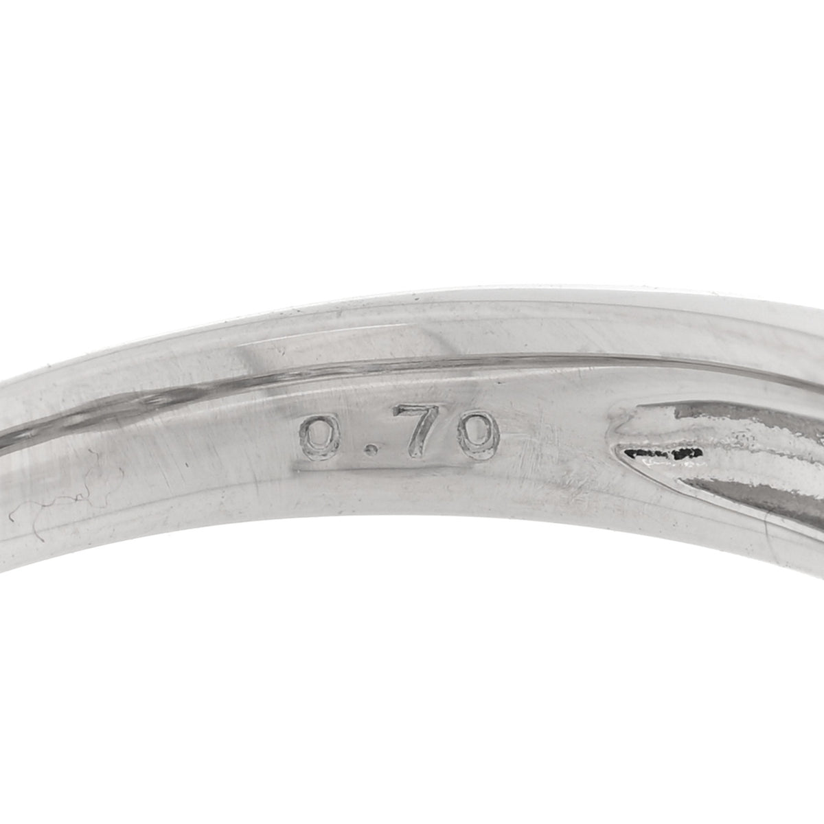 Platinum Diamond .70ctw Flower Ring 53 6.5