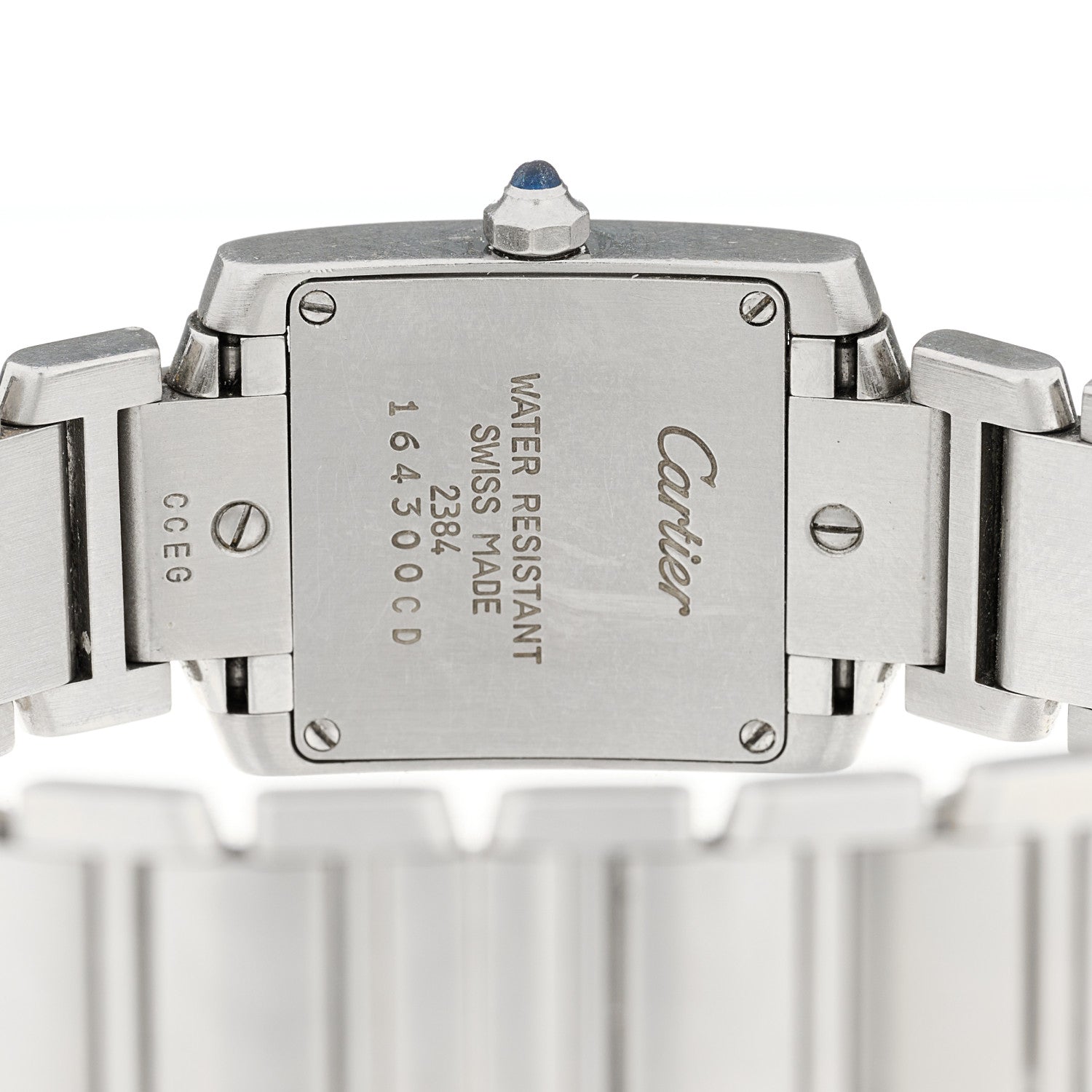 Cartier Stainless Steel 20mm Tank Francaise Quartz Watch 4 of 4