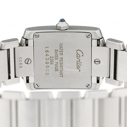 Cartier Stainless Steel 20mm Tank Francaise Quartz Watch 4 of 4
