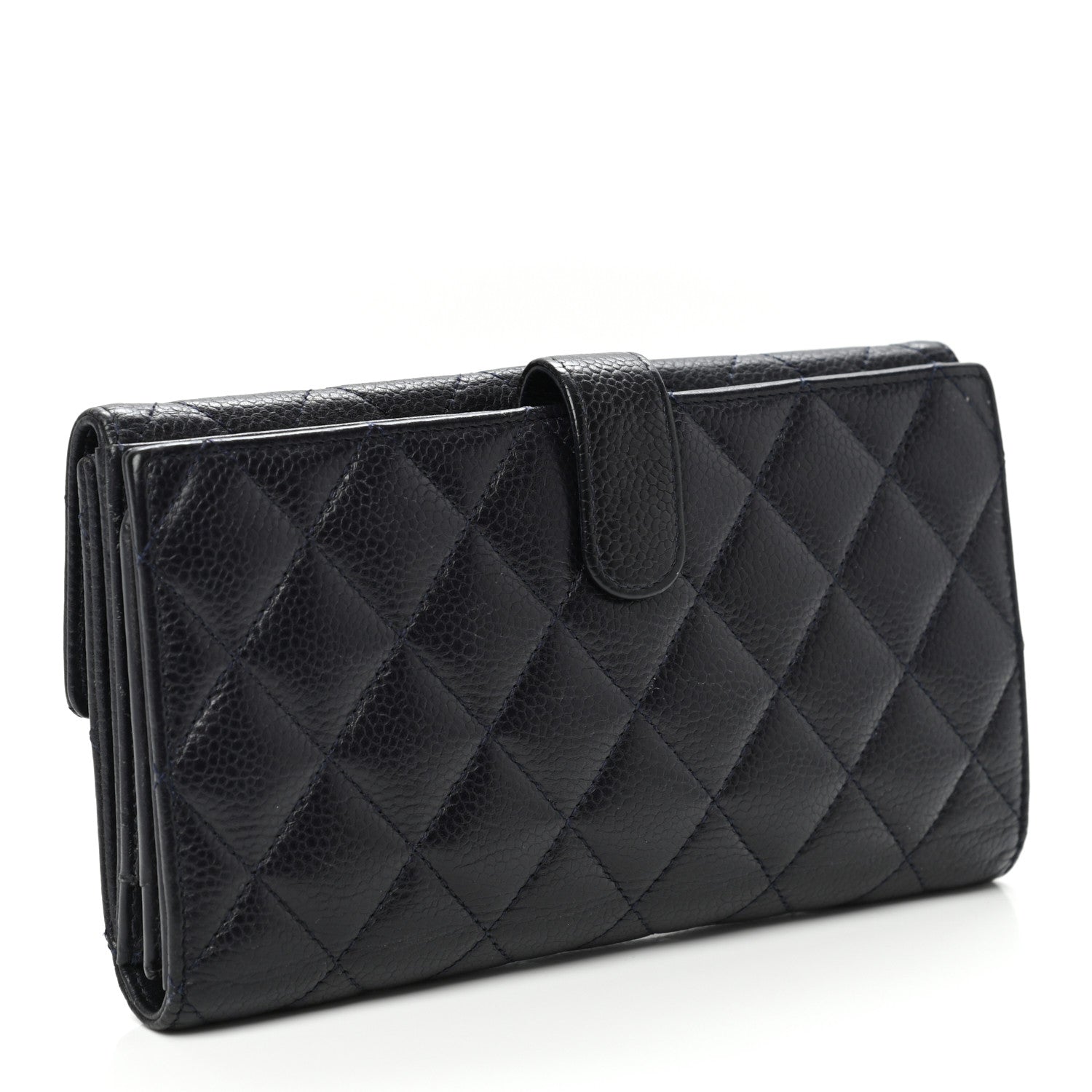 Chanel Caviar Quilted Large Flap Wallet Black 3 of 11