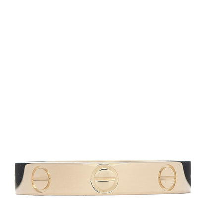 Cartier 18K Yellow Gold 3.5mm LOVE Wedding Band Ring 55 7.25 1 of 5