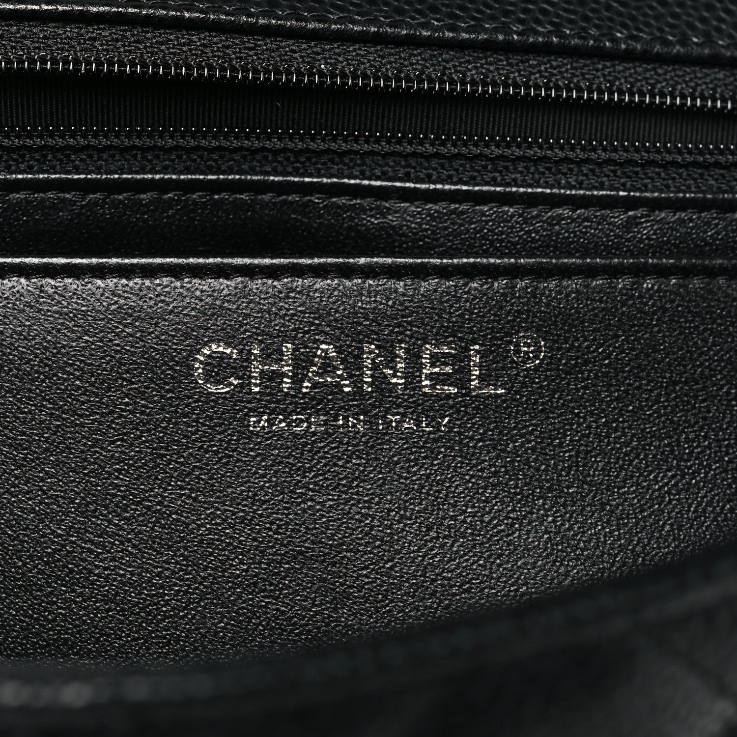Chanel Caviar Quilted Jumbo Single Flap Black 6 of 10