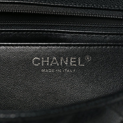 Chanel Caviar Quilted Jumbo Single Flap Black 6 of 10