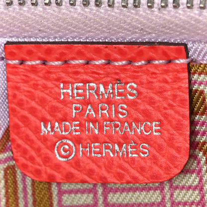 Hermes Epsom Silk'In Wallet Rose Jaipur 6 of 7