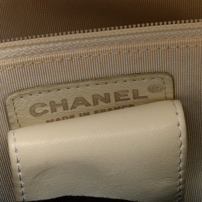 Chanel Tweed Quilted Floral Single Flap White 6 of 13