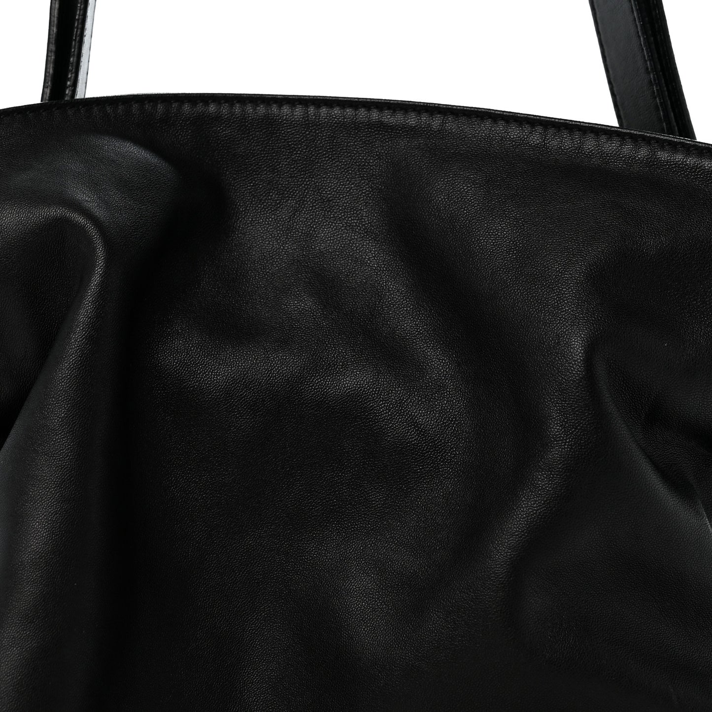 Calfskin Flamenco Knot Bag Black