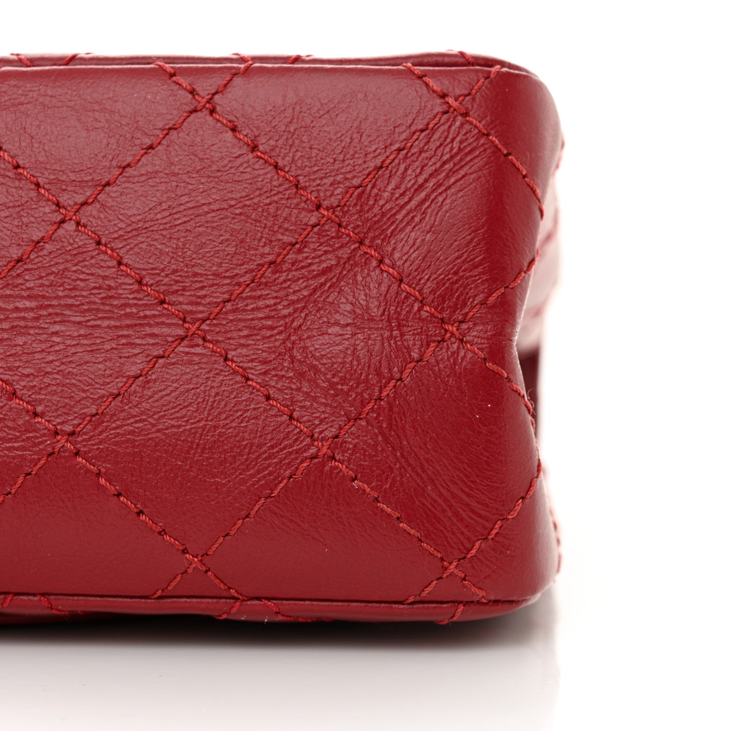Chanel Aged Calfskin Quilted 2.55 Reissue 225 Flap Red 12 of 12