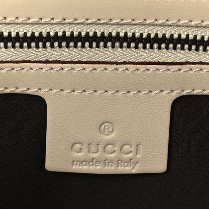 Gucci Calfskin GG Monogram Tote Off White 6 of 9