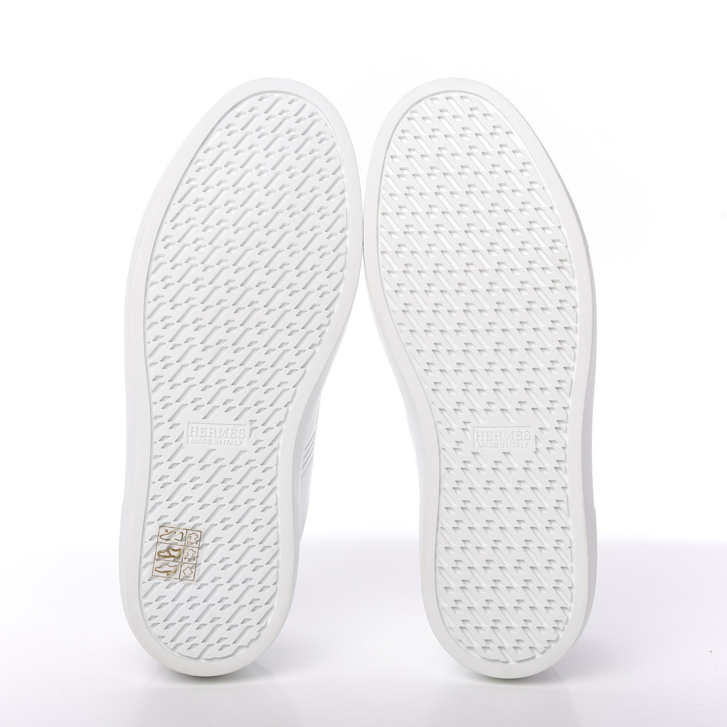 Hermes Calfskin Womens Advantage Sneakers 36.5 White 5 of 9