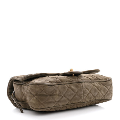 Chanel Iridescent Calfskin Quilted Small Shiva Flap Khaki 4 of 10