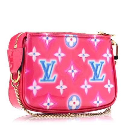 Louis Vuitton Vernis Valentine Mini Pochette Accessories Fuchsia Neon 3 of 10