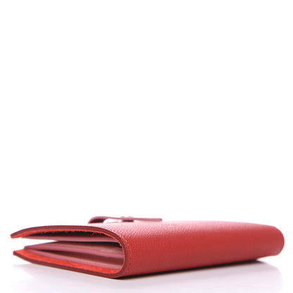 Celine Grained Calfskin Medium Multifunction Strap Wallet Scarlet 4 of 10
