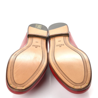 Gucci Lambskin Womens Brixton Horsebit Loafers 36 Hibiscus Red 5 of 10