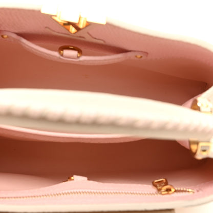 Louis Vuitton Taurillon Capucines BB Cream Beige Pearly Pink 5 of 9