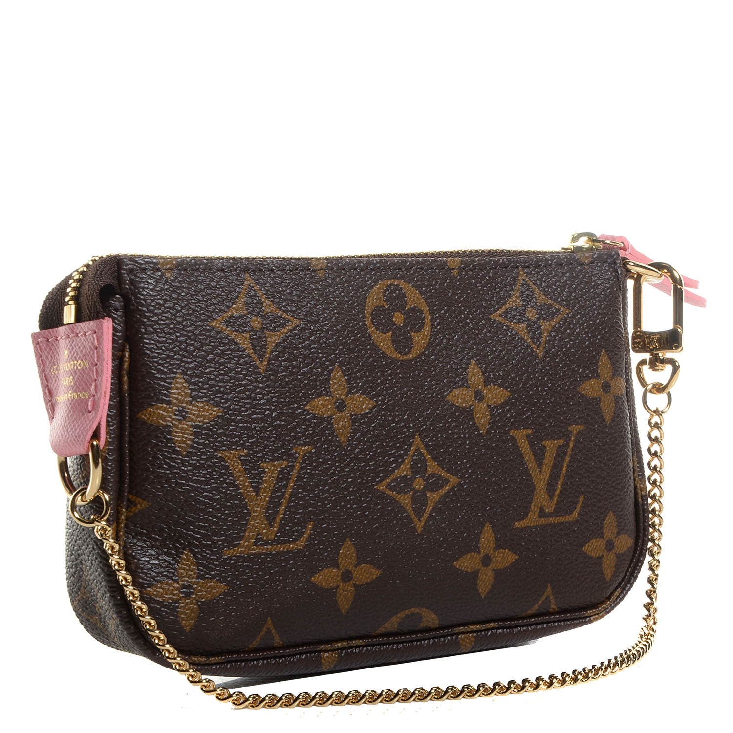 Louis Vuitton Monogram Illustre Mini Pochette Accessories Rose 3 of 8