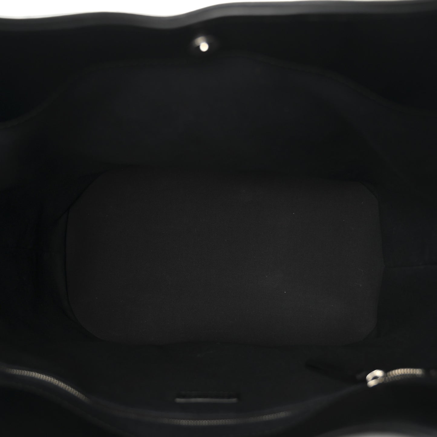 Calfskin Quilted Paris Shopper Tote Black