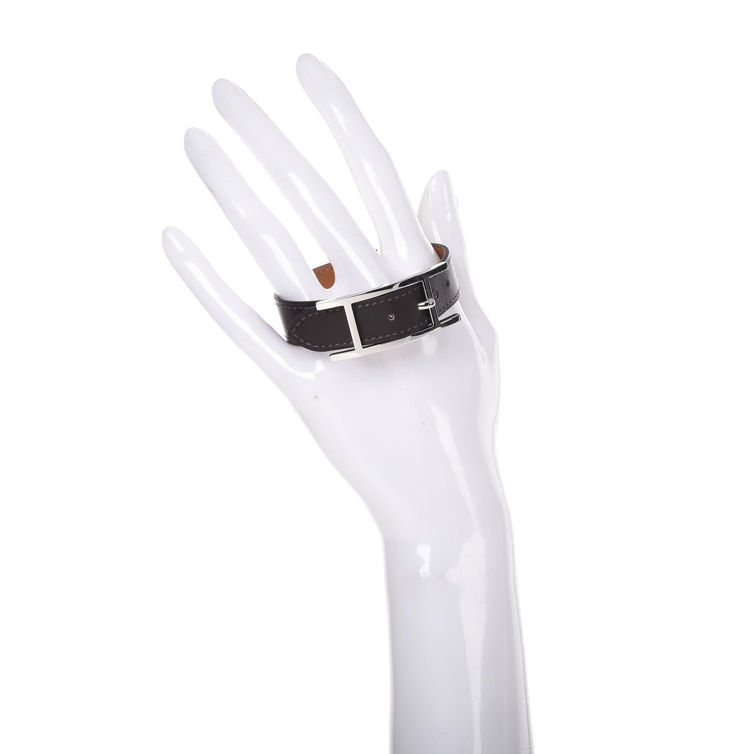 Hermes Chamonix Hapi Simple Tour Bracelet S Chocolate 2 of 8