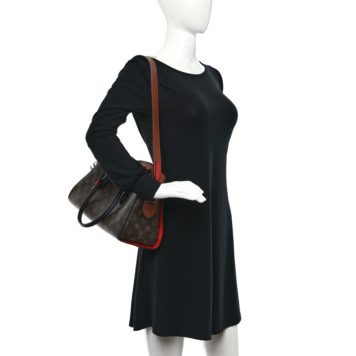 Louis Vuitton Monogram Tuileries Caramel Rouge 2 of 8
