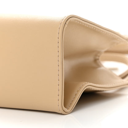 Telfar Vegan Leather Small Shopping Bag Cream 10 of 10